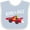 Blue and White, variant on Inktastic Born to Race Red Race Car Boys or Girls Baby Bib