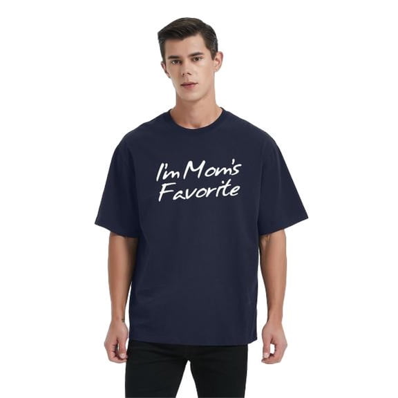 Whichone I'm Mom's Favorite Sarcastic Humor Mothers Day Apparel Graphic Tee Novelty Gift For Parents Christmas Vacations Funny Mens T Shirt