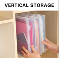 thumbnail image 3 of HLONK Dyegold A4 Paper Organizer Clearance Plastic Storage Box with Latching Lids Multi-Purpose Clear A4 Paper Storage Classroom Organization  Storage Containers for Board Game  Craft  Do, 3 of 5