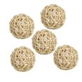 thumbnail image 4 of 5 piezas, mimbre y ratán, 7 cm, suministros para manualidades infantiles, educativos Burlywood, 4 of 9