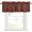 Brown, variant on Purple Burlap Texture Kitchen Valances for Windows, Farmhouse Vintage Purple Bathroom Window Valances 54x18 Inch Rod Pocket Window Treatments Valance Curtains for Living Room Bedroom Decor
