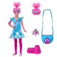 thumbnail image 2 of Vestido de trolls para niña, disfraz de amapola para Halloween, falda para niños, festival, carnaval, mascarada, disfraces, peluca para niña, 2 of 5