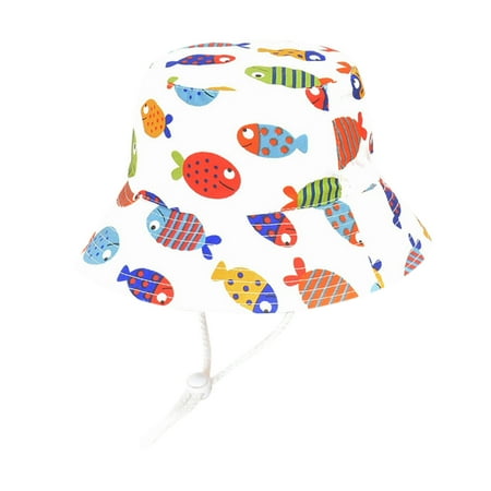 

Relanfenk Baby Hats Boys Girls Cartoon Sunscreen Cap Bucket Cap Hat