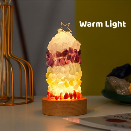 

Xulianz Clearance Lamp Natural Crystal Gravel Night Light Natural Crystal Gravel Night Light Bedroom Decorative Light Perfect Christmas Giftes Night Light Night Light