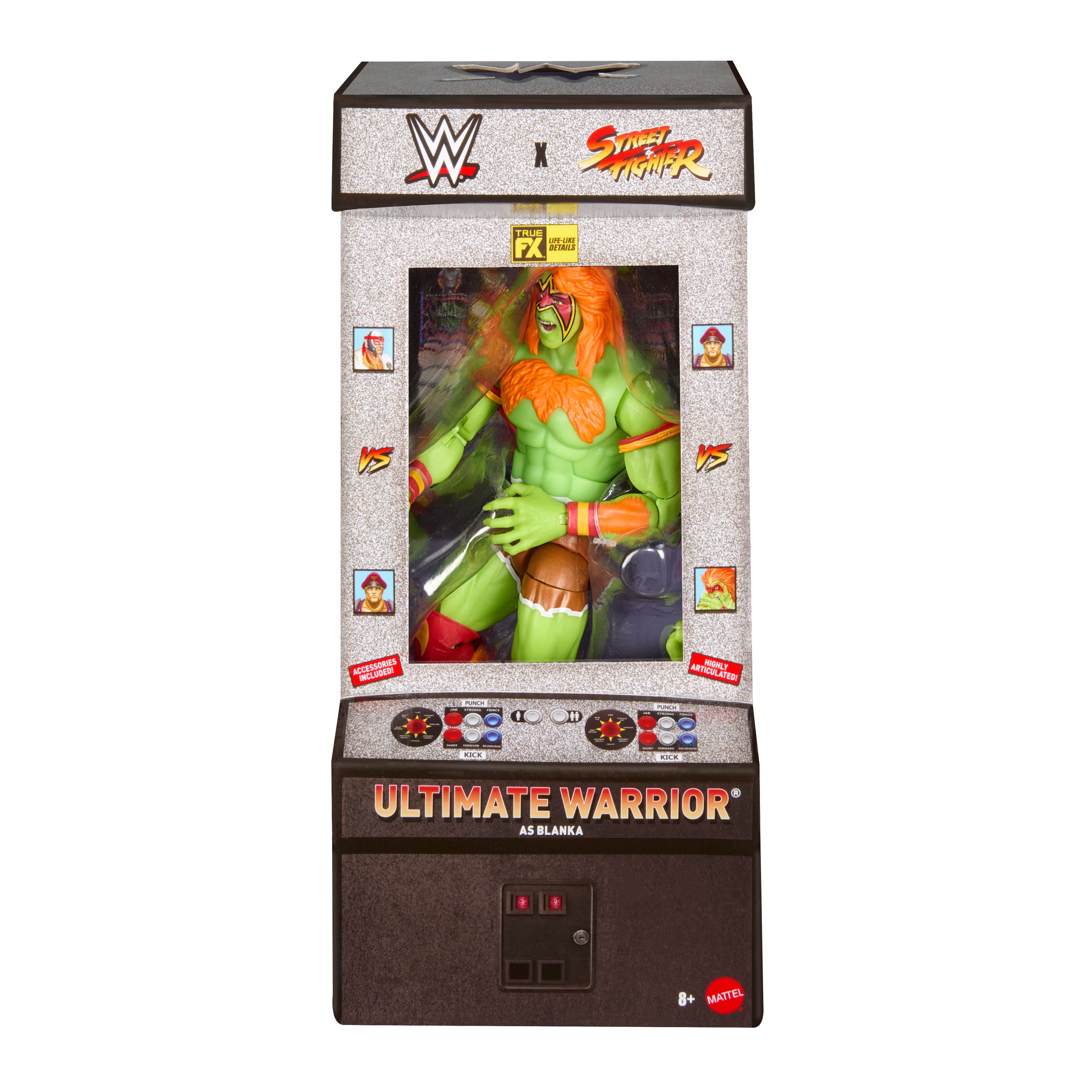 WWE x Street Fighter Action Figure Assortment - Walmart Exclusive
