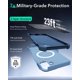 thumbnail image 4 of Funda de teléfono ESR para iPhone 16 con soporte de 23 m, protección contra caídas, azul claro, 4 of 9