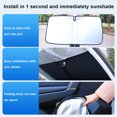 thumbnail image 4 of Parasol para Parabrisas Coche Viseras Plegables para Sedan SUV (cuadrado L), 4 of 9