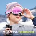 thumbnail image 4 of Gafas de esquí Findway Kids para snowboard, protección 100% UV400, 4 of 6
