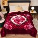 thumbnail image 1 of Manta Raschel estampada de gama alta para cama, suave, cálida, gruesa, edredones dobles individuales, mantas ponderadas amigables con la piel, Invierno, 1 of 4