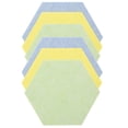 thumbnail image 3 of 6pcs Hexagon Felt Board For Wall Felt Message Board Felt Backdrop Wall Sticker Hexagon Felt Pin Board, 3 of 8