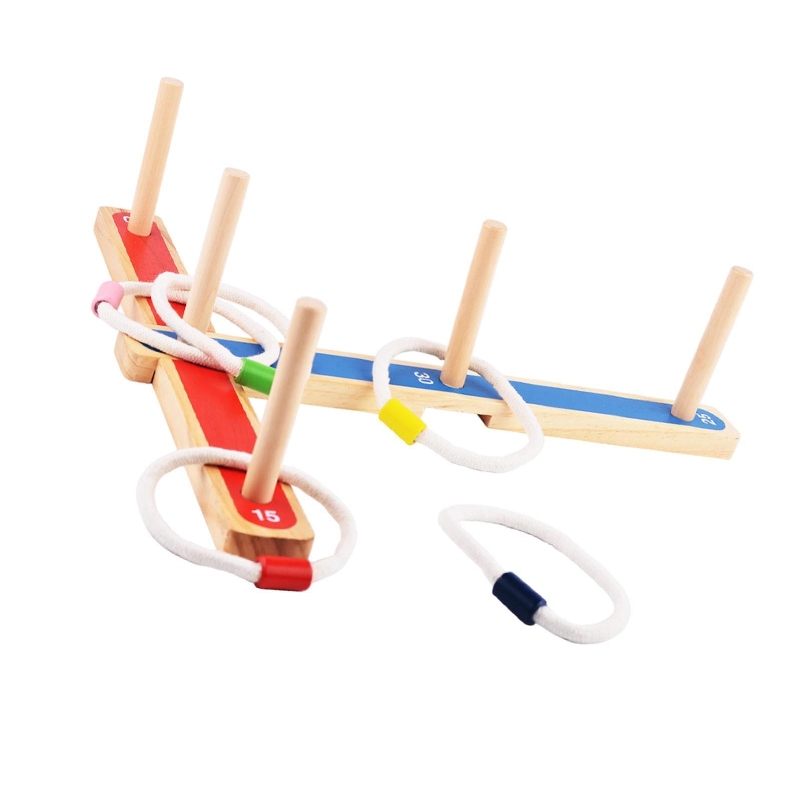 Wswqop Rings Hook Tossing Activity Fun Adults Family Carnival Games Education Toys Yard