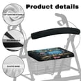 thumbnail image 5 of HELLHERO Owl Back Cover for Seniors Removable Rollator Walker Seat Covers and Elder Easy Fit Sun & Dust Protector, 5 of 7