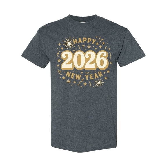 Inktastic Happy 2026 New Year Celebration T-Shirt