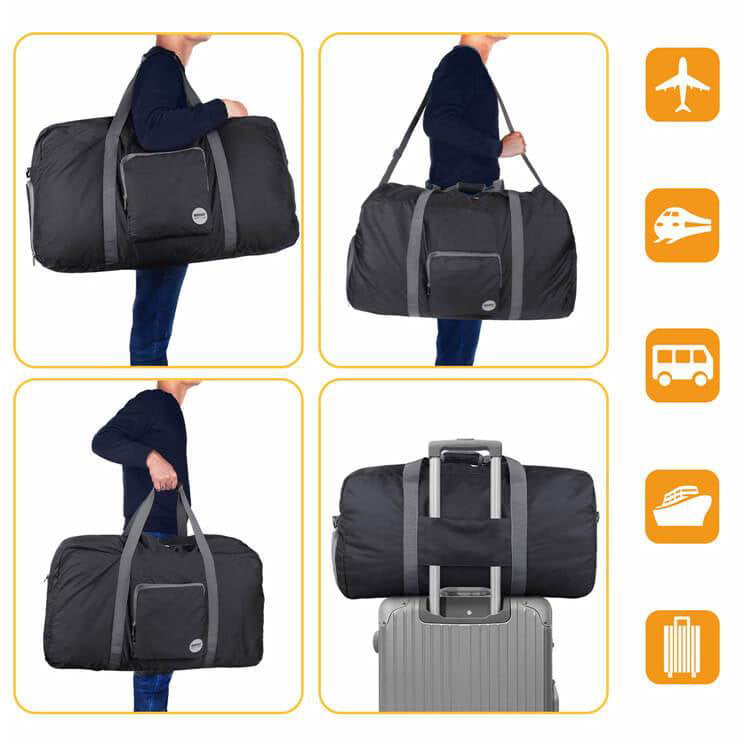 28 Foldable Duffle Bag 80L for Travel Gym Sports Lightweight Luggage Duffel By WANDF