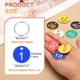 thumbnail image 2 of 10PCS Number Tags 1-10, Number Key Tags Plastic Numbered Tags Key Tags Keychain with Key Rings for Organizer Field Sales Hangers Clothes Labels ID Tag, Blue, 2 of 6