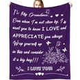 thumbnail image 1 of LHSHID Bible Verse Blanket Flannel Soft and Comfortable Anti static Bed Sofa Blanket 50x60in, 1 of 6