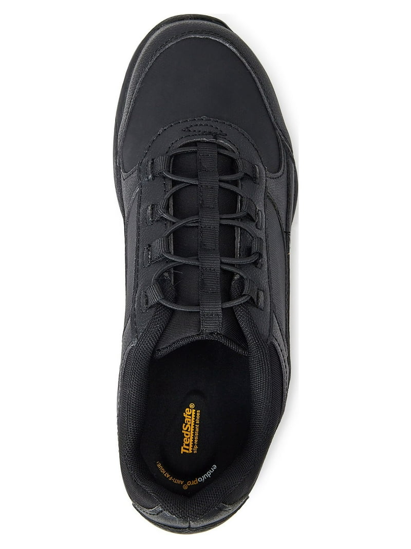 TredSafe Women's Claire Work Sneakers with Slip-On Bungee Laces