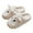 White, variant on CHUMUD Women's Cute Animal Plush Slippers, Soft and Comfortable Home Slippers, Winter Indoor Warm Bedroom Cat Girl Plush Slippers