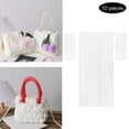 thumbnail image 3 of 10 Pieces DIY Plastic mesh style canvas Sheets Crafting Sewing Knitting Stitch Crafts Projects for Kids Women Handbag Making Accessories Hugo Hojas de lona de malla, 3 of 9