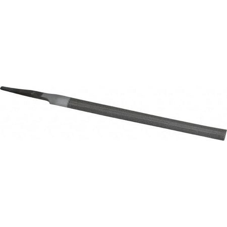 

Nicholson 6 Long Second Cut Half Round American-Pattern File Single Double Cut 11/64 Overall Thickness Tang