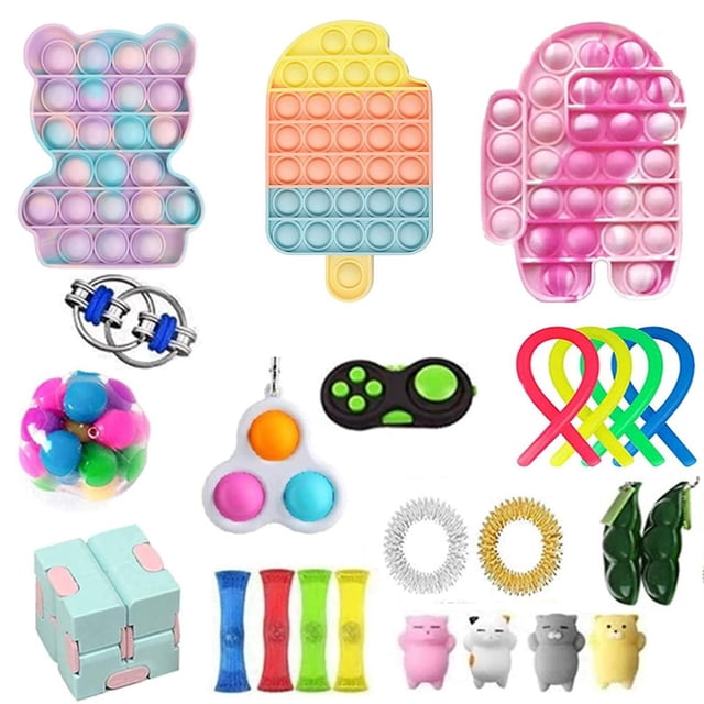 Juguete sensorial Push Bubble Fidget para aliviar el estrés del autismo