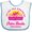 White and Blue, variant on Inktastic Summer Enjoy the Sunshine Outer Banks North Carolina in Pink Boys or Girls Baby Bib