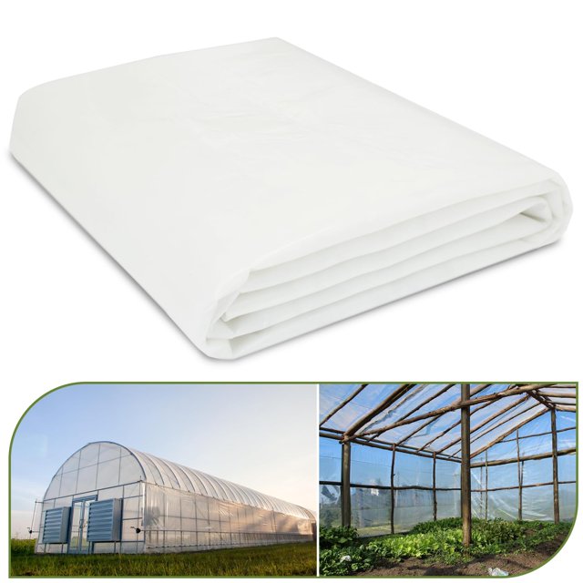 Lámina plástica para invernadero chicarry 3.7 x 15.2 m, 6 mil, con protección UV