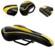 thumbnail image 5 of Sillín de bicicleta Asiento de bicicleta de montaña Asiento de bicicleta de carretera profesional MTB Confort Ciclismo Asiento Cojín (Negro Amarillo）, 5 of 5