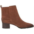 thumbnail image 3 of Sam Edelman Kaiti Walnut Brown Block Heel Round Toe Pull On Fashion Ankle Boots (WALNUT BROWN, 6), 3 of 6