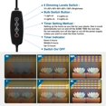 thumbnail image 4 of Temporizador Lamp Mosthink Grow Light 5500 K de espectro completo, paquete de 4 unidades, 4 of 6