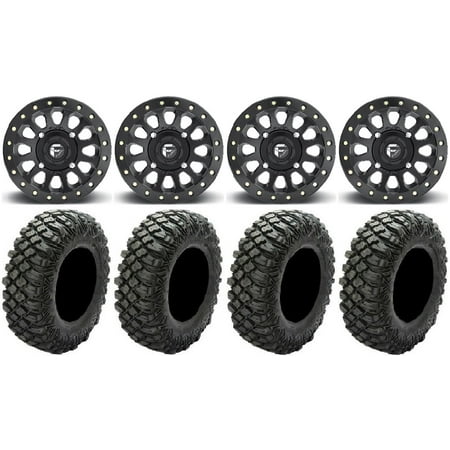 Fuel Vector Beadlock 15 Wheels 30 Crawler XR Tires Kawasaki Teryx Mule Fuel Vector Beadlock 15 Wheels 30 Crawler XR Tires Kawasaki Teryx Mule