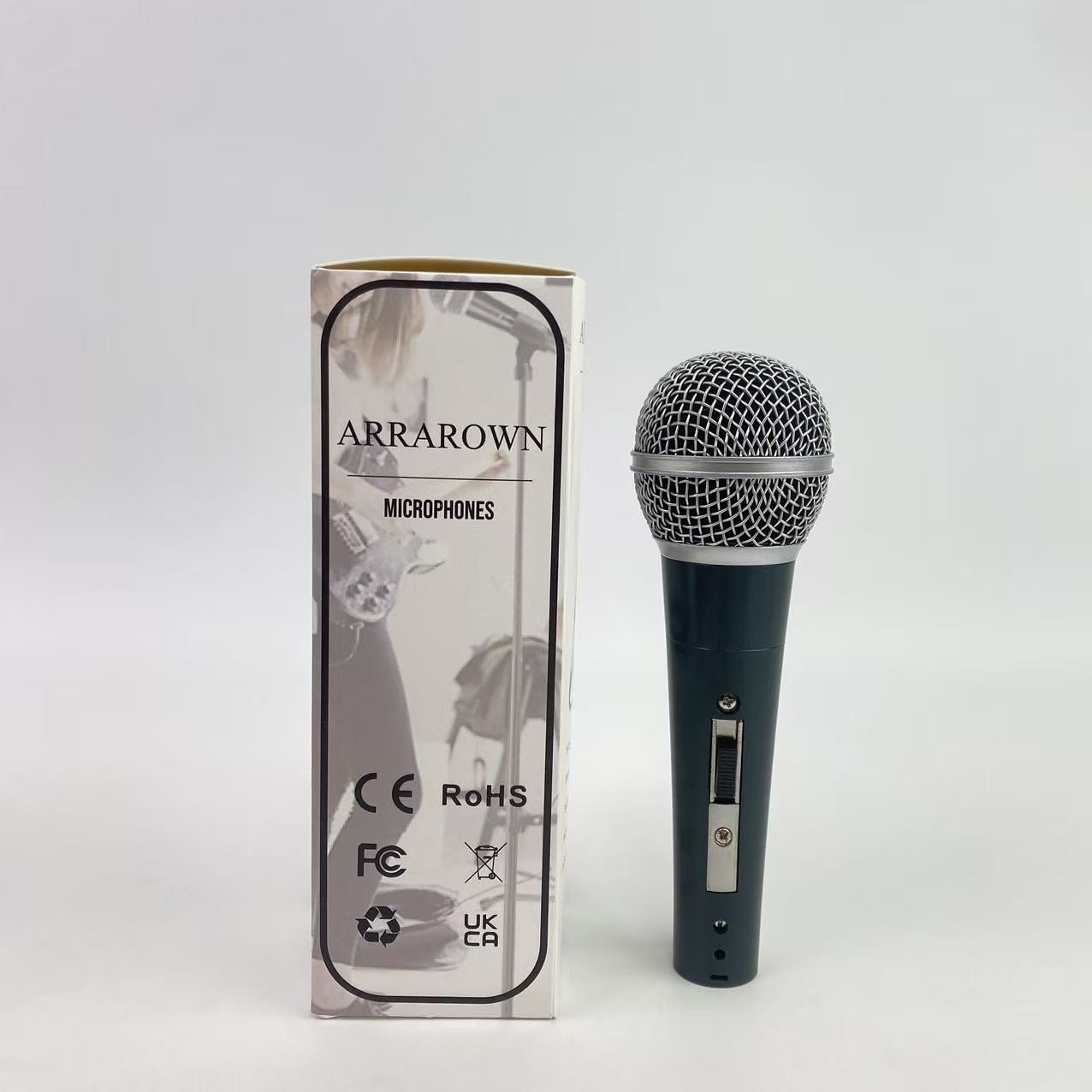 ARRAROWN Microphones,Dynamic Microphone - Professional Studio & Live Performance Cardioid Mic for Vocals, Podcasting, and Recording