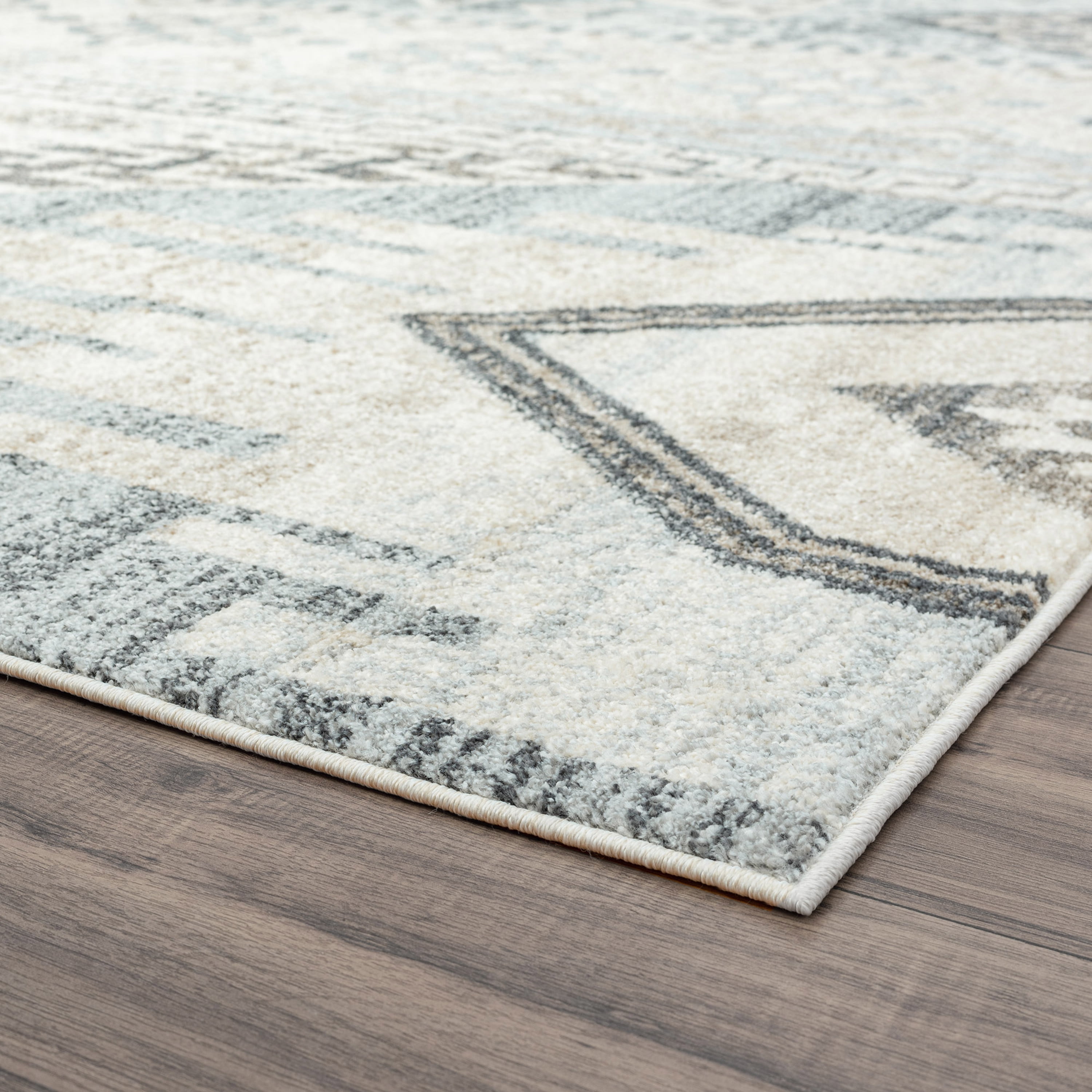 2x3 Modern Cream Small Area Rug, Throw Mat for Indoor Entry | Ideal for Kitchen or Bathroom Rugs 2' x 3'