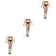 thumbnail image 2 of yingyy Collants Opaques avec Filet Collants Respirants pour Femmes à la Mode 3Ensemble, 2 of 6