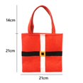thumbnail image 3 of Cateissary Bolsa de vino tinto de Navidad para fiesta, 6 uds., bolsas de caramelos rojas y negras no tejidas, regalos de boda, decoraciones de cocina, Kits de decoración para fiestas Cateissary HA038274-00, 3 of 6