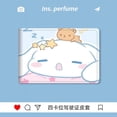 thumbnail image 4 of Funda de cuero PU para licencia de conducir de coche con dibujos animados de Sanrio Mymelody Cinnamoroll, soporte para documentos de conducción de coche de anime kawaii, 4 of 5