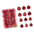 thumbnail image 4 of 48 Uds. Colgante de bolas de Navidad, 6cm 4cm inastillables adornos de bolas colgantes de de Navidad para Festival fiesta en casa decoración de Rojo Sunnimix colgante colgante, 4 of 8