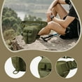 thumbnail image 6 of simhoa Drop Leg Bag Adjustable Outdoor Cycling Casual Travel Shoulder Bag Hip Pouch Green, 6 of 9