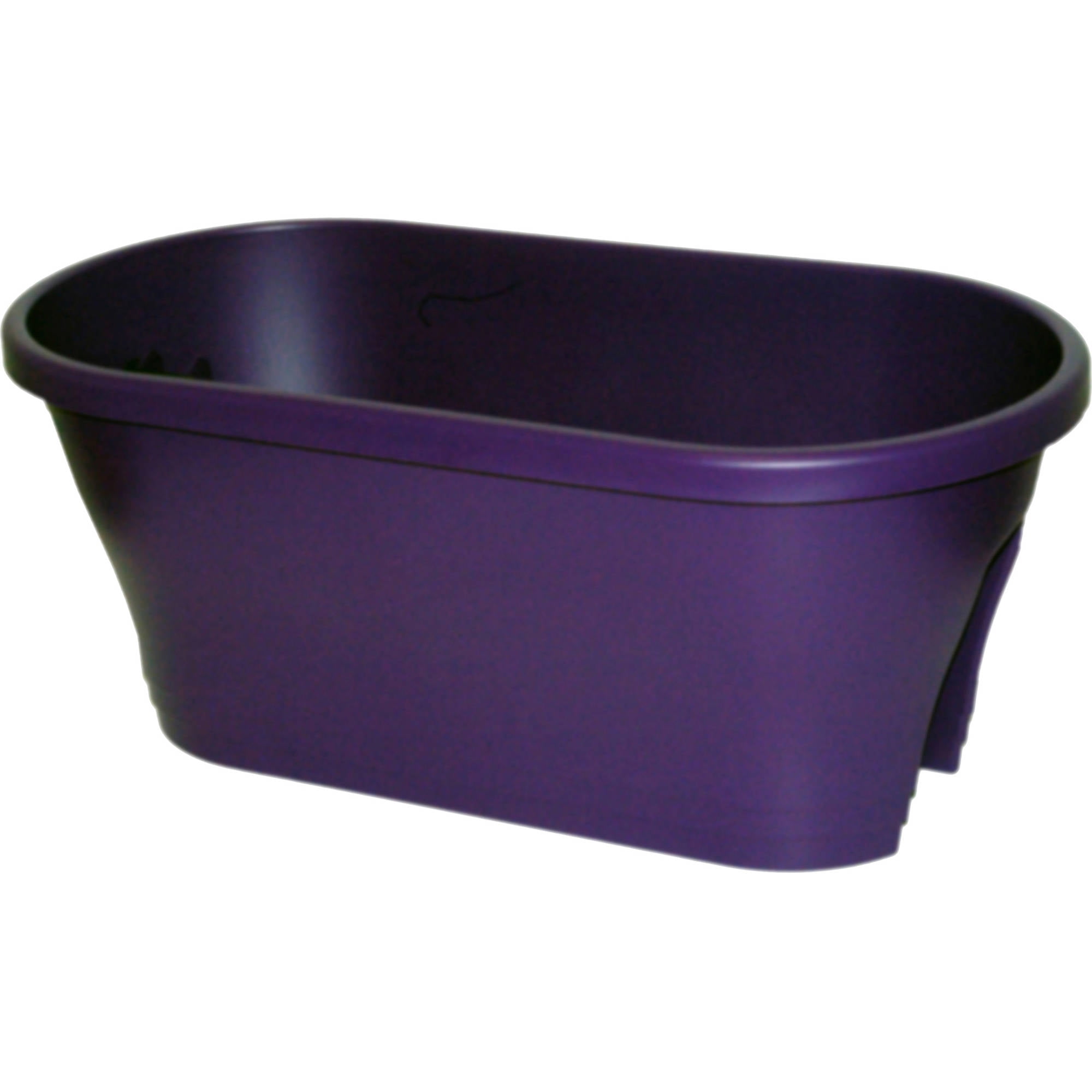 Oval Flower Bridge Planter, Eggplant