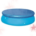 thumbnail image 4 of CIMAXIC 183cm Diameter Round Pool Cover Pool Rain Dustproof Cover for Frame Pools Inflatable Swimming (Blue),72.05"X72.05"X0.39", 4 of 4