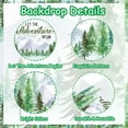 thumbnail image 4 of Adventure Awaits Baby Shower Backdrop Mountain Wilderness Woodland Photography Background Let The Adventure Begin Party Backdrop, 4 of 6