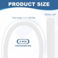 thumbnail image 2 of Uxcell Backer Rod 3/8 Inch x 3.3 Feet, Foam Rod Caulk Saver Joint Filler Rope Gaps Crack Filling (10mm), White 6 Pcs, 2 of 7