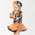 thumbnail image 2 of JAHH Little Girl Long Sleeve Cotton Dress: Halloween Christmas Tutu Dress with Tunic Shirt, Casual Poncho Bodysuit Par𝐭y Outfit, Kids Festive Dress Up, Princess Pageant Dress, 2 of 9