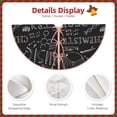 thumbnail image 5 of Kll Black Scientific Christmas Tree Skirt 30",Party Decorations Farmhouse For Christmas Decorations Holiday Party, 5 of 8