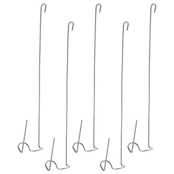 5 Pcs Air Fern Holders Plant Heavy Duty Picture Hooks Silver