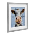 thumbnail image 2 of Stupell Industries Rustic Lodge You're Moo-velous Cow Gray Framed Print Under Glass, 16 x 16, by Kim Curinga, 2 of 8