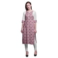 thumbnail image 1 of Bimba Robe Tunique Droite en Coton Imprimé pour Femmes Vêtements Indiens Imprimés-TG, 1 of 6