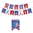 thumbnail image 2 of Fnochy Clearance Independence Day 4th of July Decorations Patriotic Party Supplies Accessories Set - Durable Vibrant Design for Home Outdoor Holiday Celebration, Fast Shipping, 2 of 7