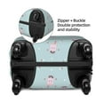 thumbnail image 4 of Balery Luggage Cover Milk Tea Print Suitcase Covers for Luggage Elastic Washable Suitcase Protector Fits 18-32 Inch Luggage-Small, 4 of 9
