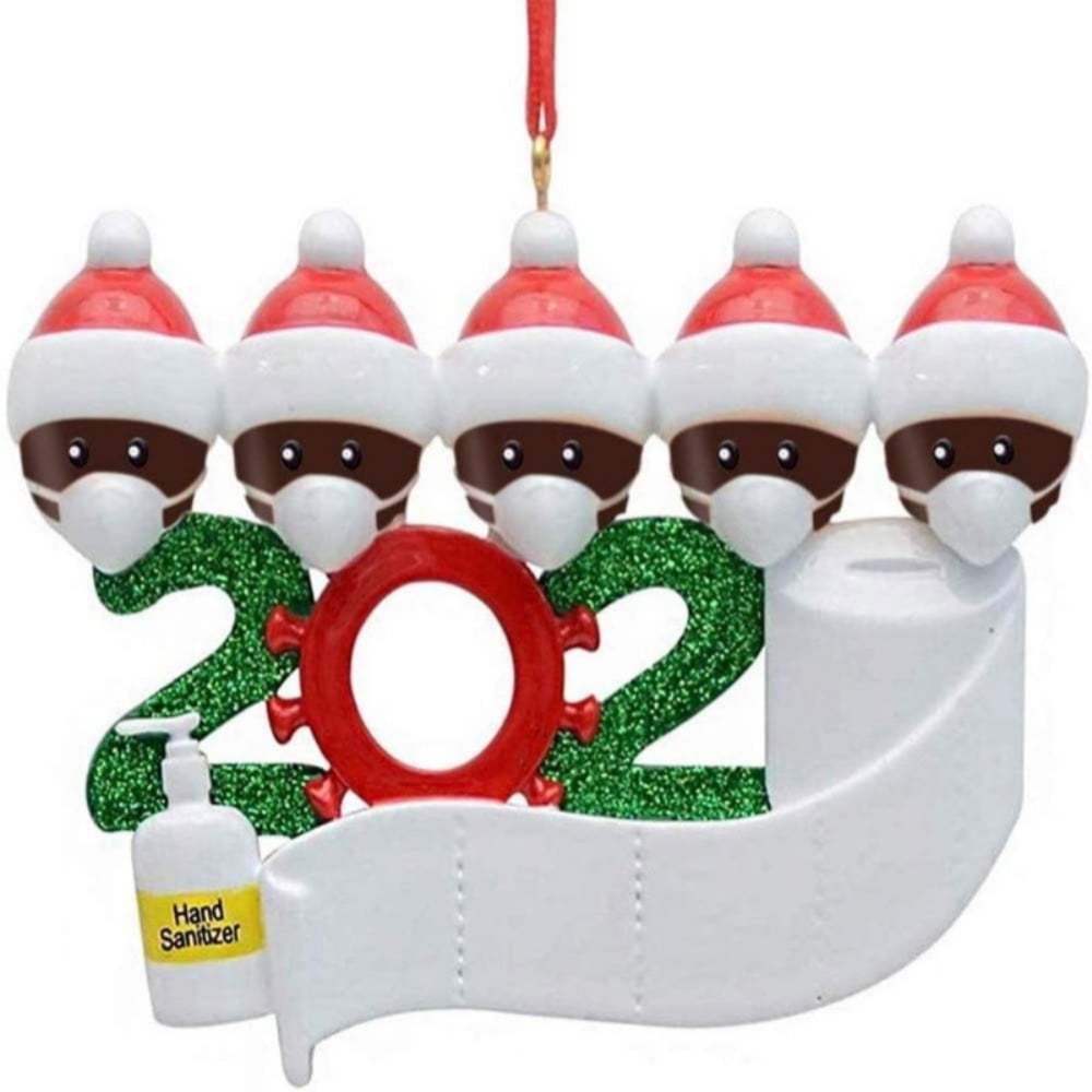 2020 Christmas Ornaments, Christmas Ornament kit with Mask, Quarantine